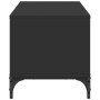 Mueble de TV madera de ingeniería y acero negro 102x40x41 cm en Muebles TV | Comprar online en Foru.es