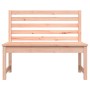 Banco de jardín madera maciza abeto de Douglas 109 cm de vidaXL, Bancos de jardín - Ref: Foro24-824037, Precio: 77,86 €, Desc...