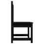 Banco de jardín madera maciza pino negro 109 cm de vidaXL, Bancos de jardín - Ref: Foro24-824036, Precio: 68,18 €, Descuento: %