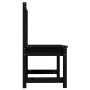 Banco de jardín madera maciza pino negro 109 cm de vidaXL, Bancos de jardín - Ref: Foro24-824036, Precio: 68,61 €, Descuento: %
