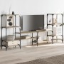 Mueble de TV madera de ingeniería roble Sonoma 206,5x28,5x95 cm en Muebles TV | Comprar online en Foru.es