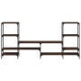 Mueble de TV madera de ingeniería marrón roble 206,5x28,5x95 cm en Muebles TV | Comprar online en Foru.es
