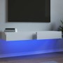 Muebles de TV con luces LED 2 unidades blanco 60x35x15,5 cm en Muebles TV | Comprar online en Foru.es
