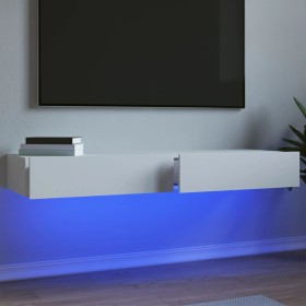 Muebles de TV con luces LED 2 unidades blanco 60x35x15,5 cm en Muebles TV | Comprar online en Foru.es