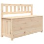 Banco de madera maciza de pino 110x41x76,5 cm de vidaXL, Bancos - Ref: Foro24-823554, Precio: 109,05 €, Descuento: %