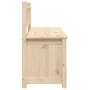 Bank aus massivem Kiefernholz, 110 x 41 x 76,5 cm von vidaXL, Banken - Ref: Foro24-823554, Preis: 107,68 €, Rabatt: %
