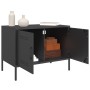 Muebles de TV 2 piezas acero negro 68x39x50,5 cm en Muebles TV | Comprar online en Foru.es