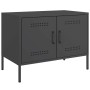 Muebles de TV 2 piezas acero negro 68x39x50,5 cm en Muebles TV | Comprar online en Foru.es