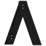 Taburetes 2 unidades madera maciza de pino negro 40x40x45 cm de vidaXL, Taburetes y sillas plegables - Ref: Foro24-823663, Pr...