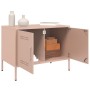 Muebles de TV 2 piezas acero rosa 68x39x50,5 cm en Muebles TV | Comprar online en Foru.es
