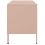 Muebles de TV 2 piezas acero rosa 68x39x50,5 cm en Muebles TV | Comprar online en Foru.es