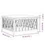 Taburete de jardín con cojín tela tejida blanco de vidaXL, Sofás modulares de exterior - Ref: Foro24-364140, Precio: 33,41 €,...