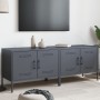 Muebles de TV 2 unidades acero gris antracita 68x39x50,5 cm en Muebles TV | Comprar online en Foru.es