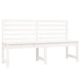 Banco de jardín madera maciza pino blanco 157,5 cm de vidaXL, Bancos de jardín - Ref: Foro24-824040, Precio: 144,86 €, Descue...