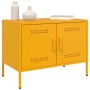 Muebles para TV 2 piezas acero amarillo mostaza 68x39x50,5 cm en Muebles TV | Comprar online en Foru.es