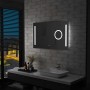 Espejo de pared de baño con LED y sensor táctil 100x60 cm en Espejos | Comprar online en Foru.es