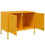 Muebles para TV 2 piezas acero amarillo mostaza 68x39x50,5 cm en Muebles TV | Comprar online en Foru.es