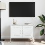 Mueble de TV de acero blanco 68x39x50,5 cm en Muebles TV | Comprar online en Foru.es