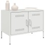 Mueble de TV de acero blanco 68x39x50,5 cm en Muebles TV | Comprar online en Foru.es