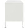 Mueble de TV de acero blanco 68x39x50,5 cm en Muebles TV | Comprar online en Foru.es