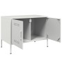 Muebles de TV 2 piezas acero blanco 68x39x50,5 cm en Muebles TV | Comprar online en Foru.es