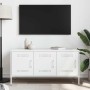 Mueble de TV de acero blanco 100,5x39x50,5 cm en Muebles TV | Comprar online en Foru.es