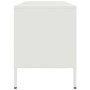 Mueble de TV de acero blanco 100,5x39x50,5 cm en Muebles TV | Comprar online en Foru.es