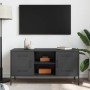 Mueble para TV de acero negro 100,5x39x50,5 cm en Muebles TV | Comprar online en Foru.es