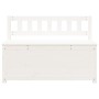Banco de madera maciza de pino blanco 110x41x76,5 cm de vidaXL, Bancos - Ref: Foro24-823555, Precio: 142,21 €, Descuento: %