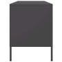 Mueble para TV de acero negro 100,5x39x50,5 cm en Muebles TV | Comprar online en Foru.es