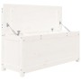 Banco de madera maciza de pino blanco 110x41x76,5 cm de vidaXL, Bancos - Ref: Foro24-823555, Precio: 142,21 €, Descuento: %