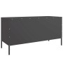 Mueble para TV de acero negro 100,5x39x50,5 cm en Muebles TV | Comprar online en Foru.es
