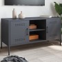 Mueble de TV de acero gris antracita 100,5x39x50,5 cm en Muebles TV | Comprar online en Foru.es