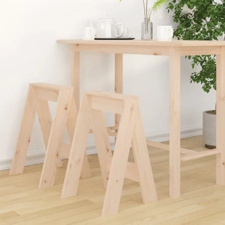 Stools 2 units solid pine wood 40x40x60 cm by vidaXL, Folding stools and chairs - Ref: Foro24-823664, Price: 48,74 €, Discoun...