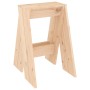 Taburetes 2 unidades madera maciza de pino 40x40x60 cm de vidaXL, Taburetes y sillas plegables - Ref: Foro24-823664, Precio: ...