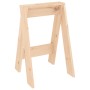 Taburetes 2 unidades madera maciza de pino 40x40x60 cm de vidaXL, Taburetes y sillas plegables - Ref: Foro24-823664, Precio: ...