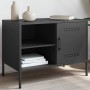 Mueble de TV acero negro 68x39x50,5 cm en Muebles TV | Comprar online en Foru.es