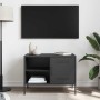 Mueble de TV acero negro 68x39x50,5 cm en Muebles TV | Comprar online en Foru.es