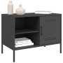 Mueble de TV acero negro 68x39x50,5 cm en Muebles TV | Comprar online en Foru.es