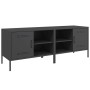 Muebles de TV 2 piezas acero negro 68x39x50,5 cm en Muebles TV | Comprar online en Foru.es