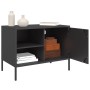 Muebles de TV 2 piezas acero negro 68x39x50,5 cm en Muebles TV | Comprar online en Foru.es