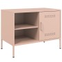 Mueble de TV acero rosa 68x39x50,5 cm en Muebles TV | Comprar online en Foru.es