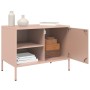 Mueble de TV acero rosa 68x39x50,5 cm en Muebles TV | Comprar online en Foru.es