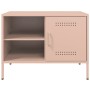Mueble de TV acero rosa 68x39x50,5 cm en Muebles TV | Comprar online en Foru.es