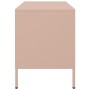Mueble de TV acero rosa 68x39x50,5 cm en Muebles TV | Comprar online en Foru.es