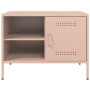 Muebles de TV 2 piezas acero rosa 68x39x50,5 cm en Muebles TV | Comprar online en Foru.es