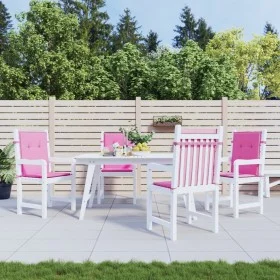 Cojines para silla con respaldo bajo 4 uds tela rosa de vidaXL, Cojines para sillas y sofás - Ref: Foro24-361335, Precio: 64,...