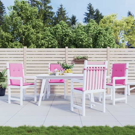 Cojines para silla con respaldo bajo 4 uds tela rosa de vidaXL, Cojines para sillas y sofás - Ref: Foro24-361335, Precio: 65,...
