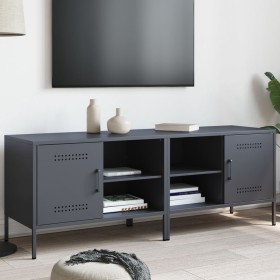 Muebles de TV 2 unidades acero gris antracita 68x39x50,5 cm en Muebles TV | Comprar online en Foru.es