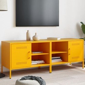 Muebles para TV 2 piezas acero amarillo mostaza 68x39x50,5 cm en Muebles TV | Comprar online en Foru.es